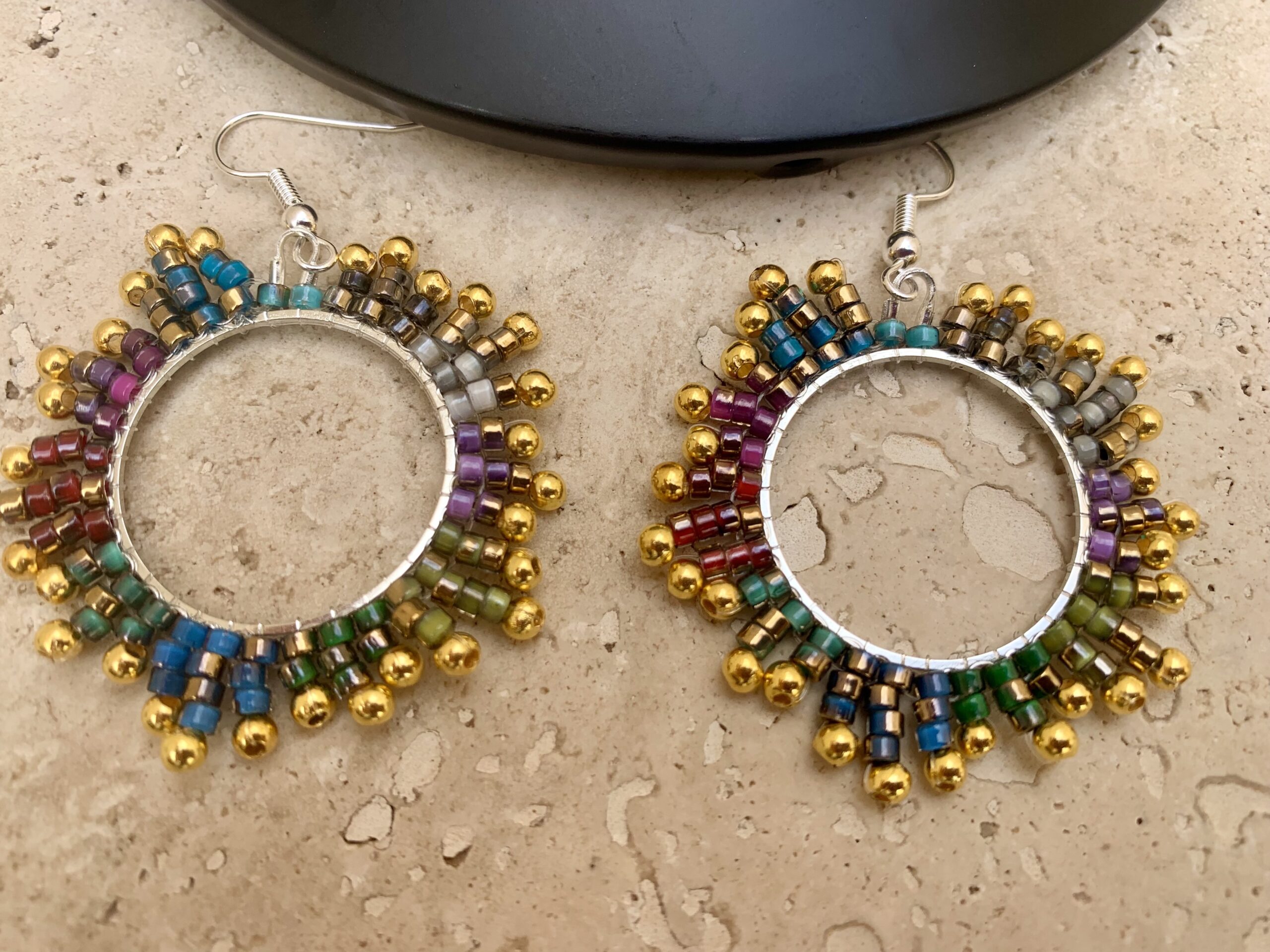 boucles d'oreilles "soleil" boucles d'oreilles "soleil"
