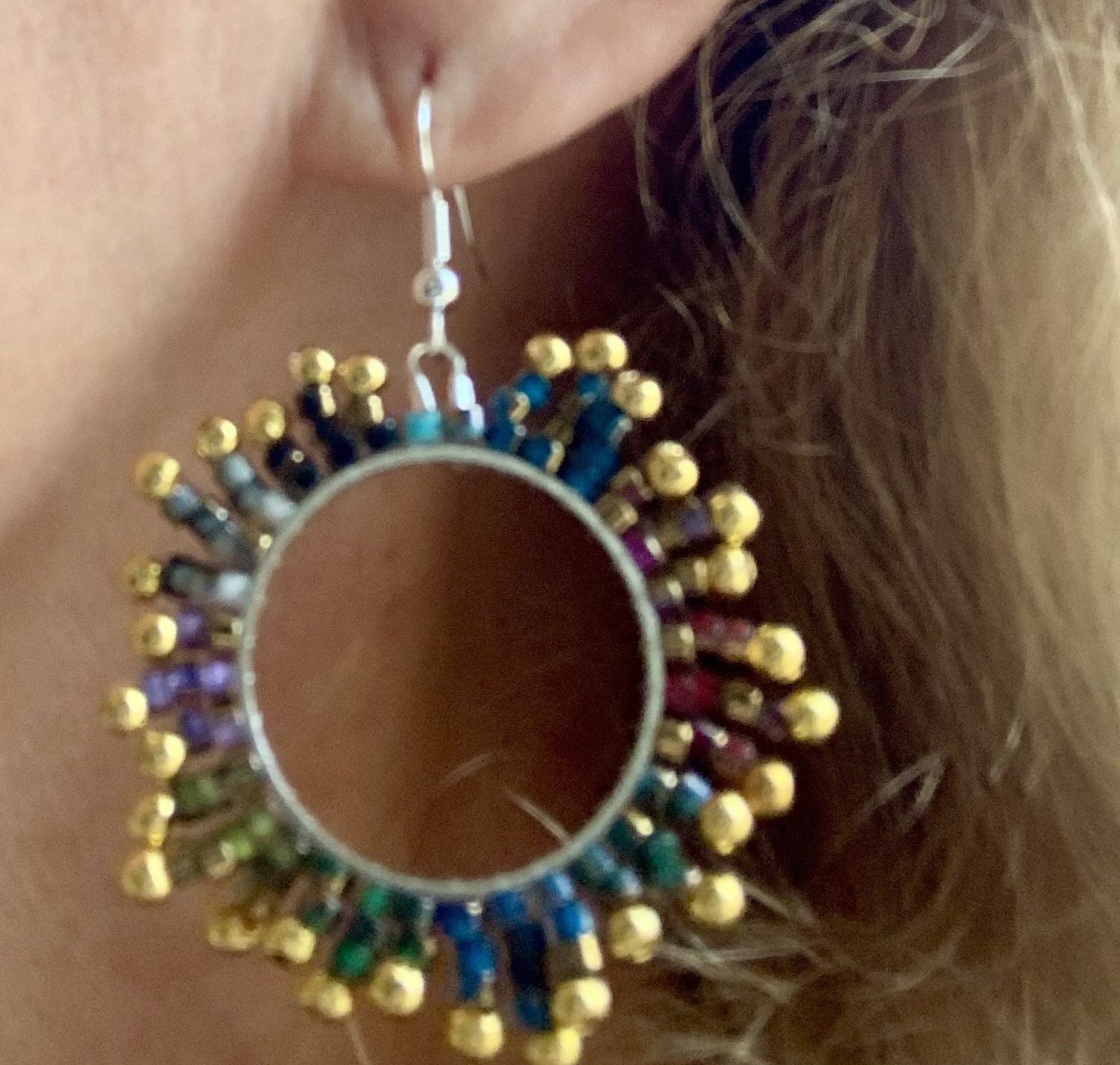 boucles d'oreilles "soleil" boucles d'oreilles "soleil"