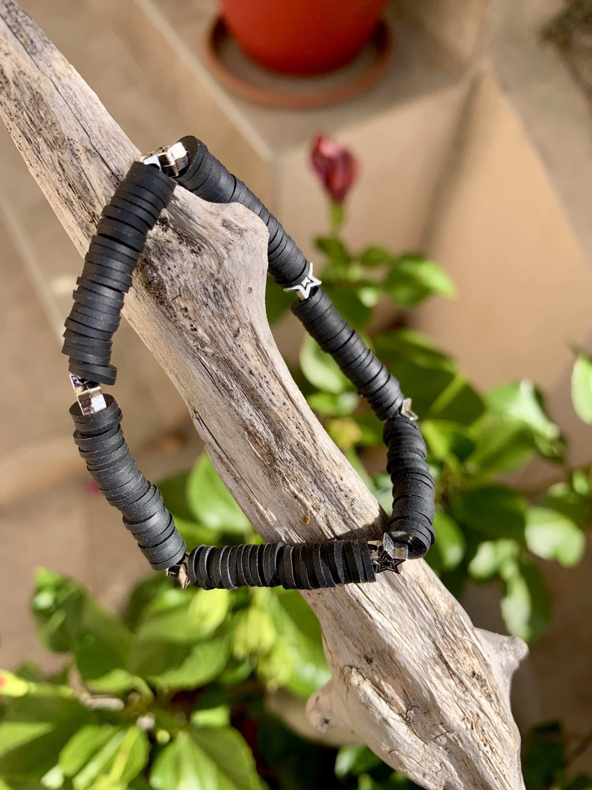 bracelet noir/argent unisexe bracelet noir/argent unisexe