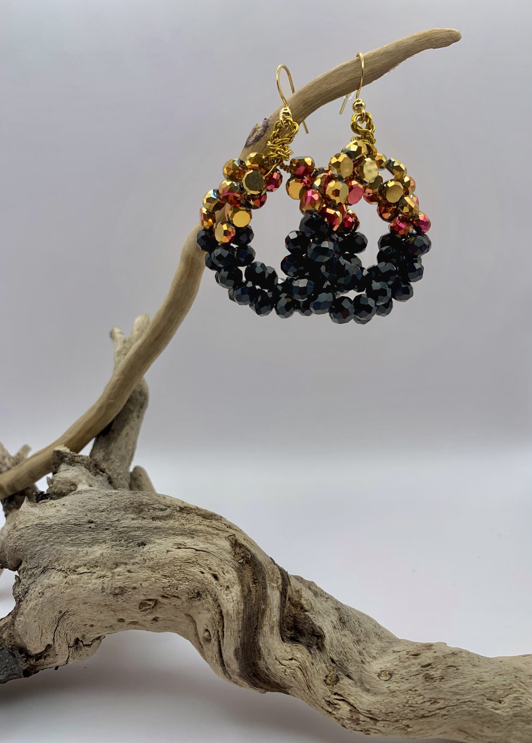 boucles d'oreilles "nuit saphir" boucles d'oreilles "nuit saphir"