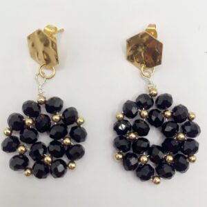 boucles d'oreilles "nuit saphir"