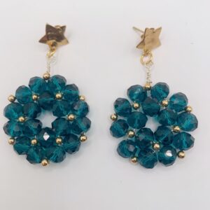 boucles d'oreilles "nuit saphir"