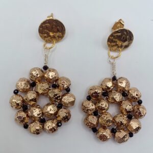 boucles d'oreilles "nuit saphir"