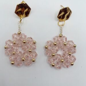 boucles d'oreilles "nuit saphir"