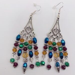 boucles d'oreilles "nuit saphir"