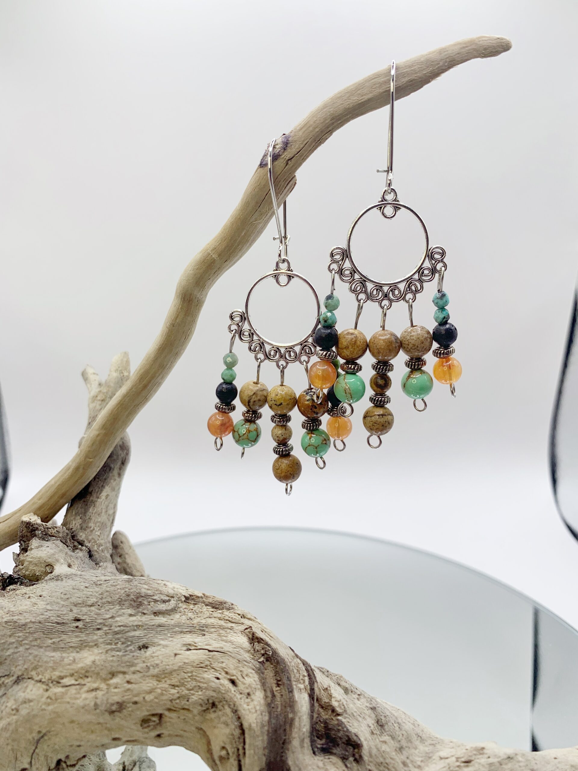 boucles d'oreilles "nuit saphir" boucles d'oreilles "nuit saphir"