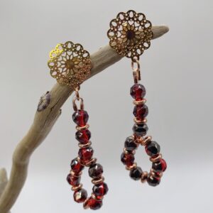 boucles d'oreilles "perlette"