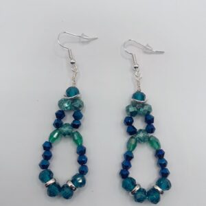boucles d'oreilles "ciel étoilé"