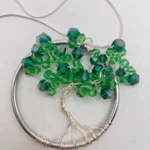 boucles d'oreilles + bracelet en pierre de jaspe