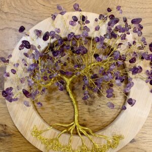 arbre de vie avec perles d'améthyste
